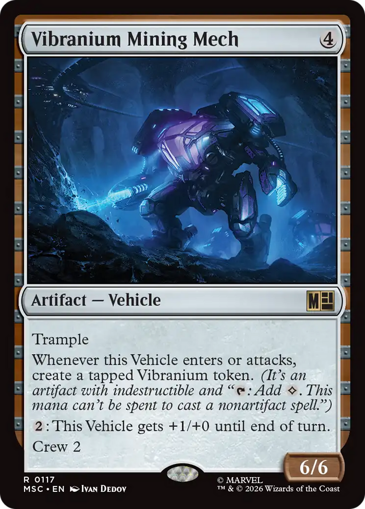 Vibranium Mining Mech (Surge Foil) [Marvel Super Heroes Commander] | Exor Games Bridgewater
