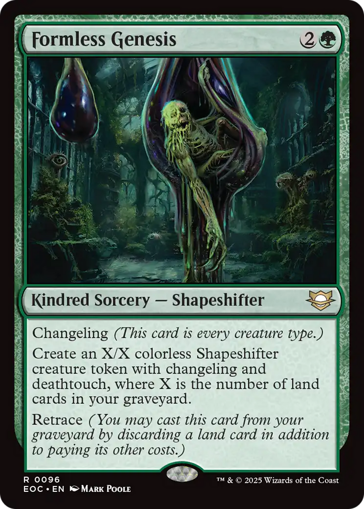 Formless Genesis [Edge of Eternities Commander] | Exor Games Bridgewater