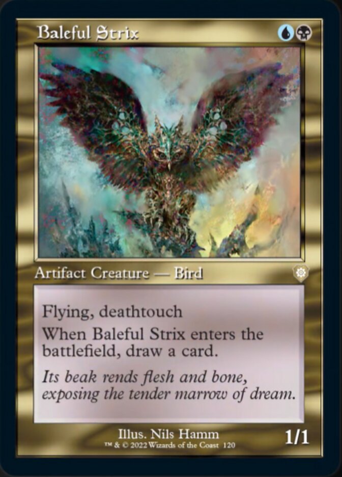 Baleful Strix (Retro) [The Brothers' War Commander] | Exor Games Bridgewater
