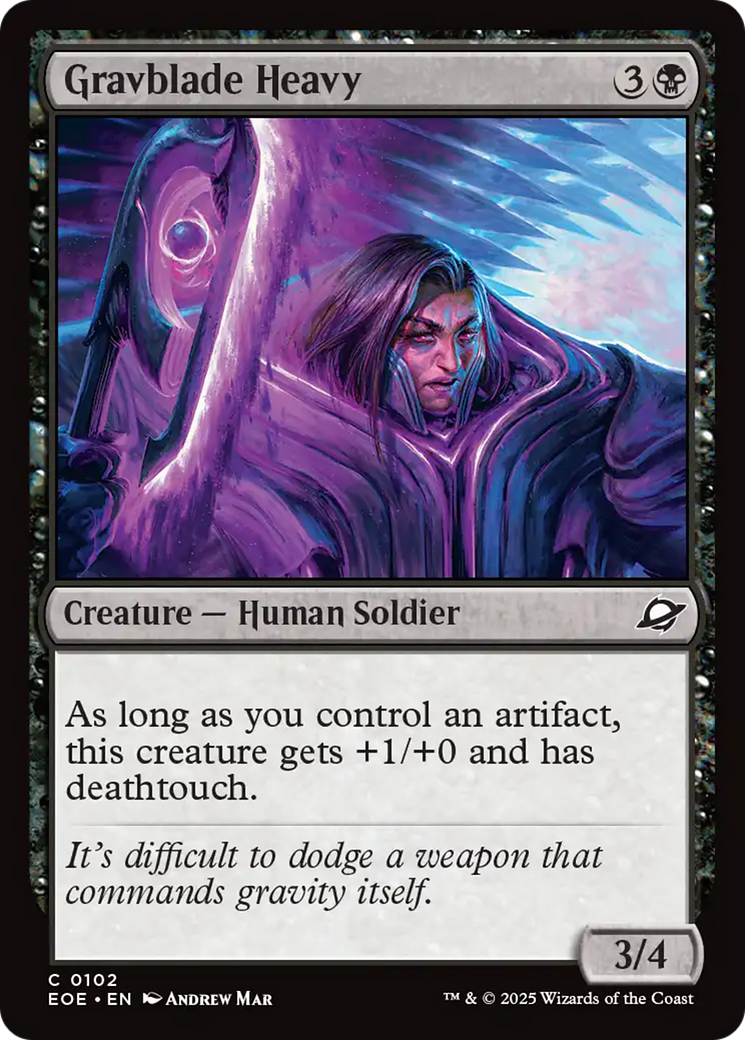 Gravblade Heavy [Edge of Eternities] | Exor Games Bridgewater