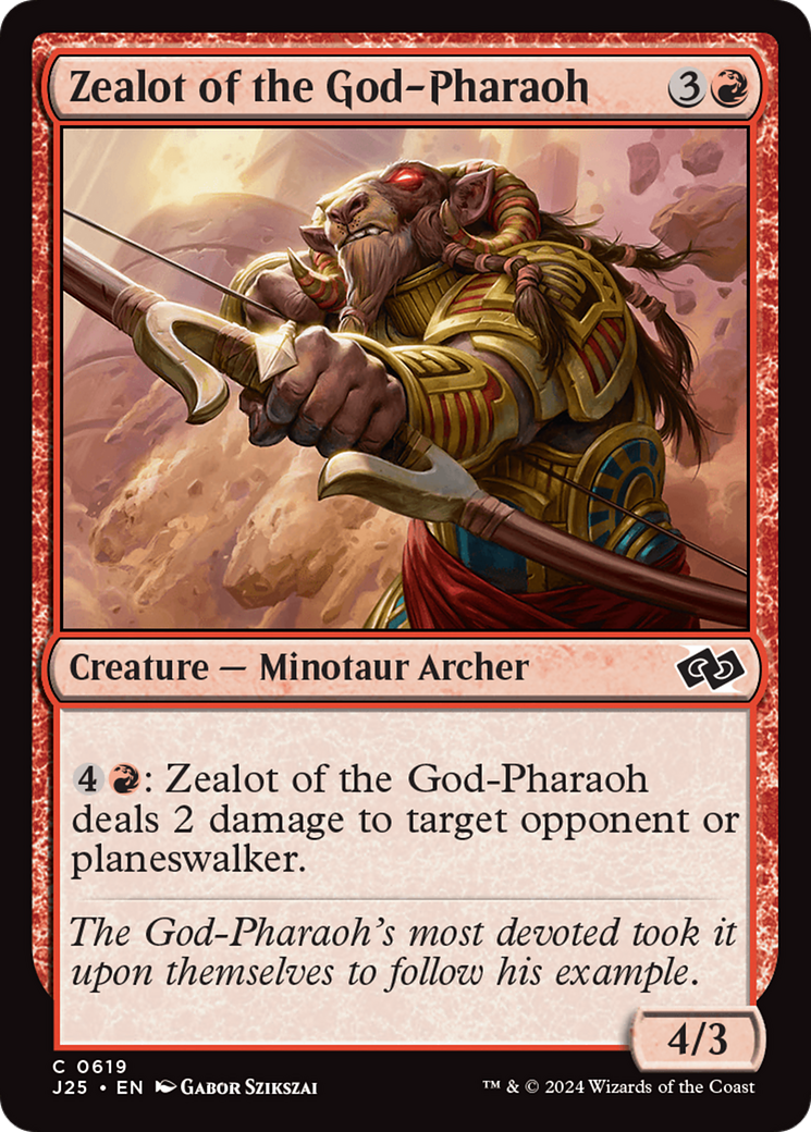 Zealot of the God-Pharaoh [Foundations Jumpstart] | Exor Games Bridgewater