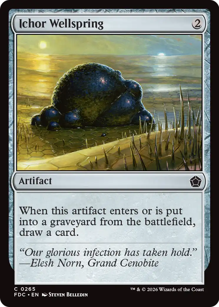 Ichor Wellspring [Foundations Commander] | Exor Games Bridgewater