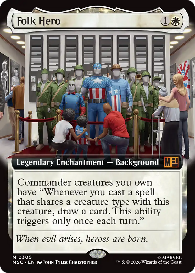 Folk Hero (Extended Art) [Marvel Super Heroes Commander] | Exor Games Bridgewater