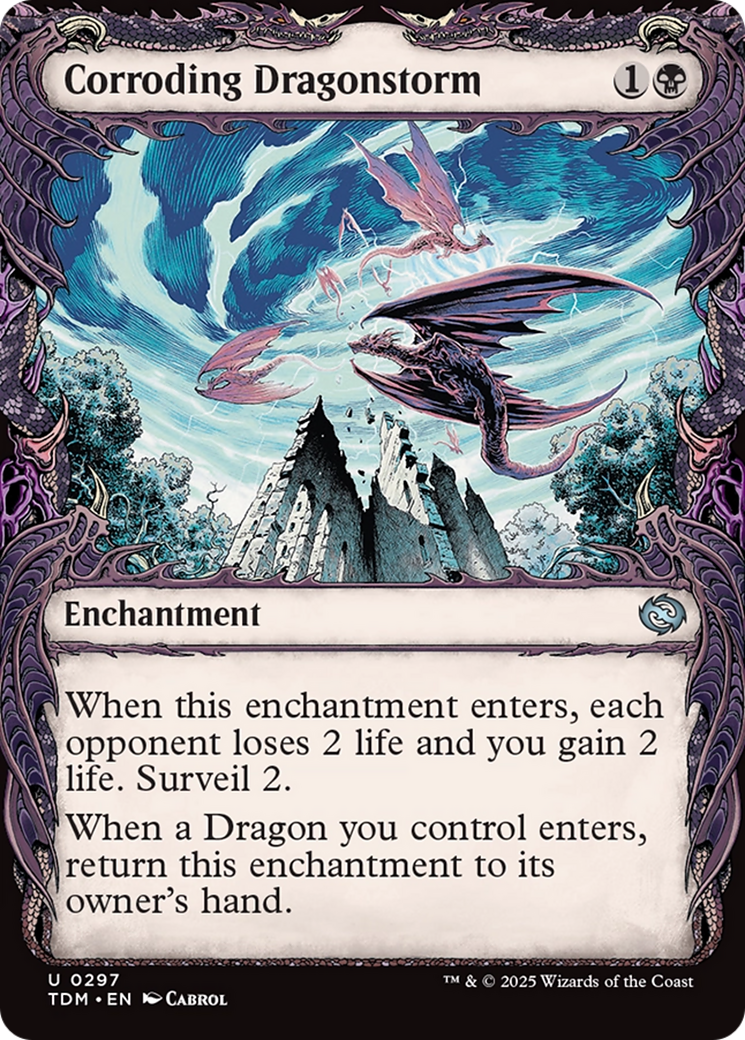 Corroding Dragonstorm (Showcase) [Tarkir: Dragonstorm] | Exor Games Bridgewater