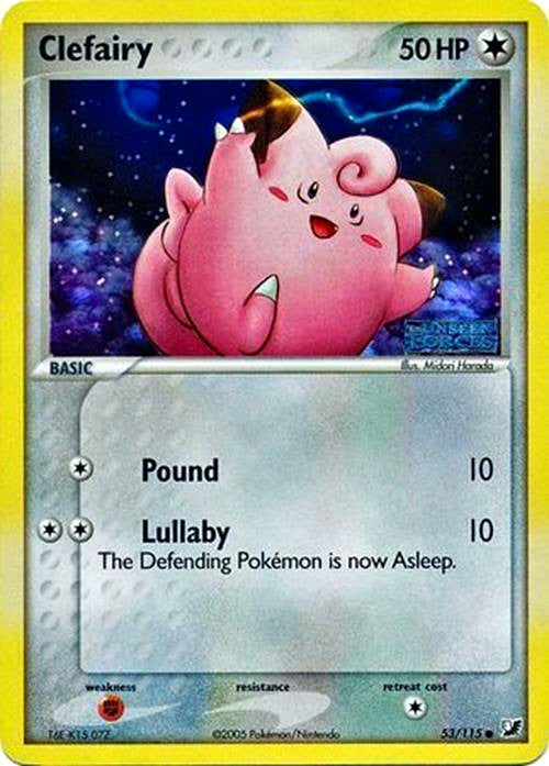 Clefairy (53/115) (Stamped) [EX: Unseen Forces] | Exor Games Bridgewater