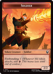 Ally (0005) // Soldier (0002) Double-Sided Token [Avatar: The Last Airbender Tokens] | Exor Games Bridgewater