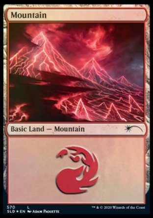 Mountain (Lightning) (570) [Secret Lair Drop Promos] | Exor Games Bridgewater
