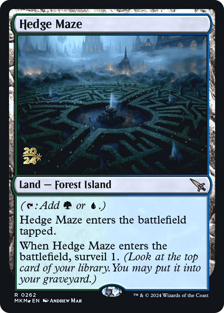 Hedge Maze [Murders at Karlov Manor Prerelease Promos] | Exor Games Bridgewater