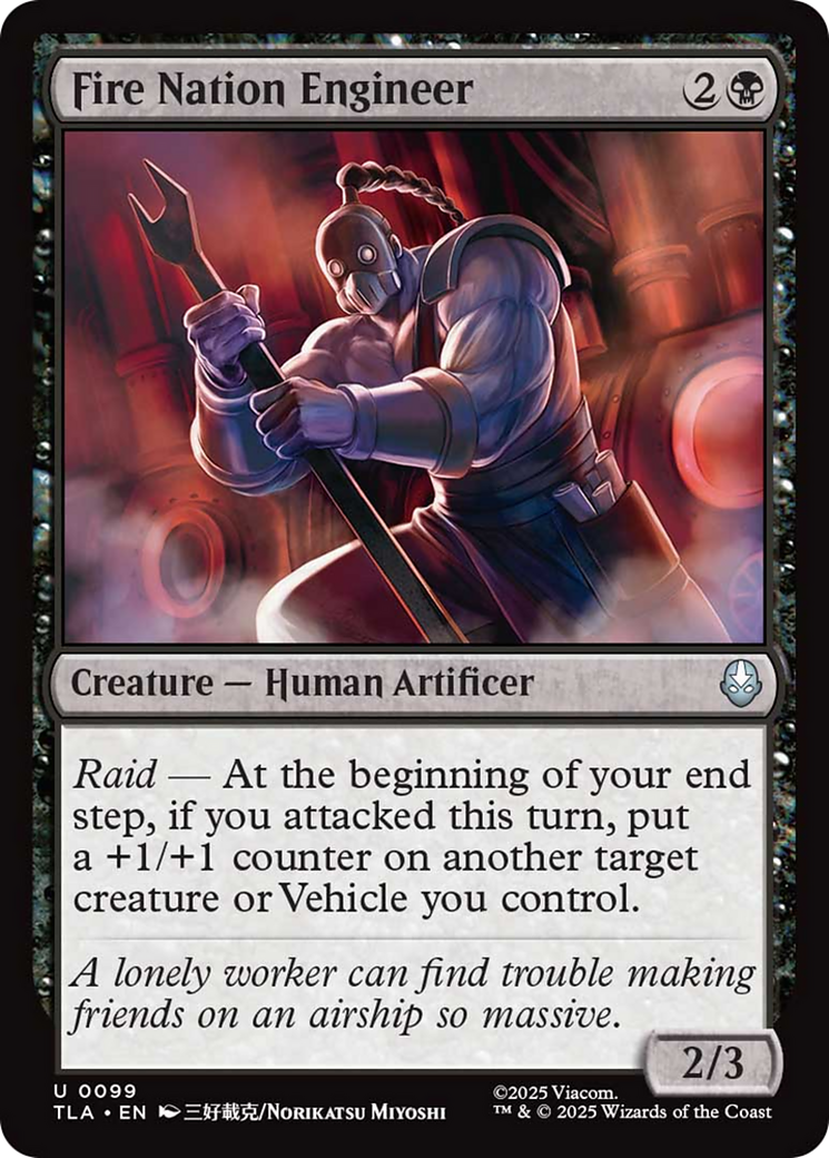 Fire Nation Engineer [Avatar: The Last Airbender] | Exor Games Bridgewater