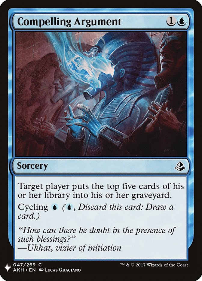 Compelling Argument [Mystery Booster] | Exor Games Bridgewater