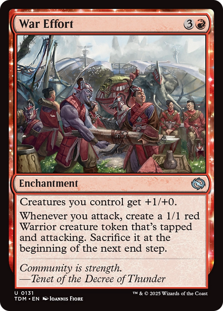 War Effort [Tarkir: Dragonstorm] | Exor Games Bridgewater