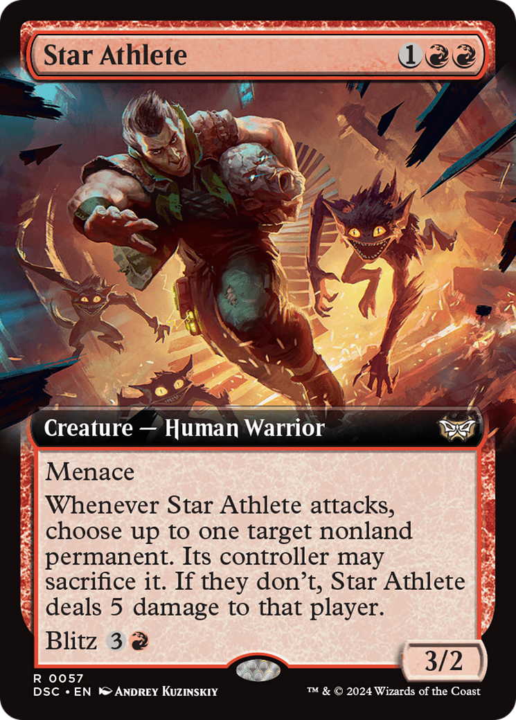 Star Athlete (Extended Art) [Duskmourn: House of Horror Commander] | Exor Games Bridgewater