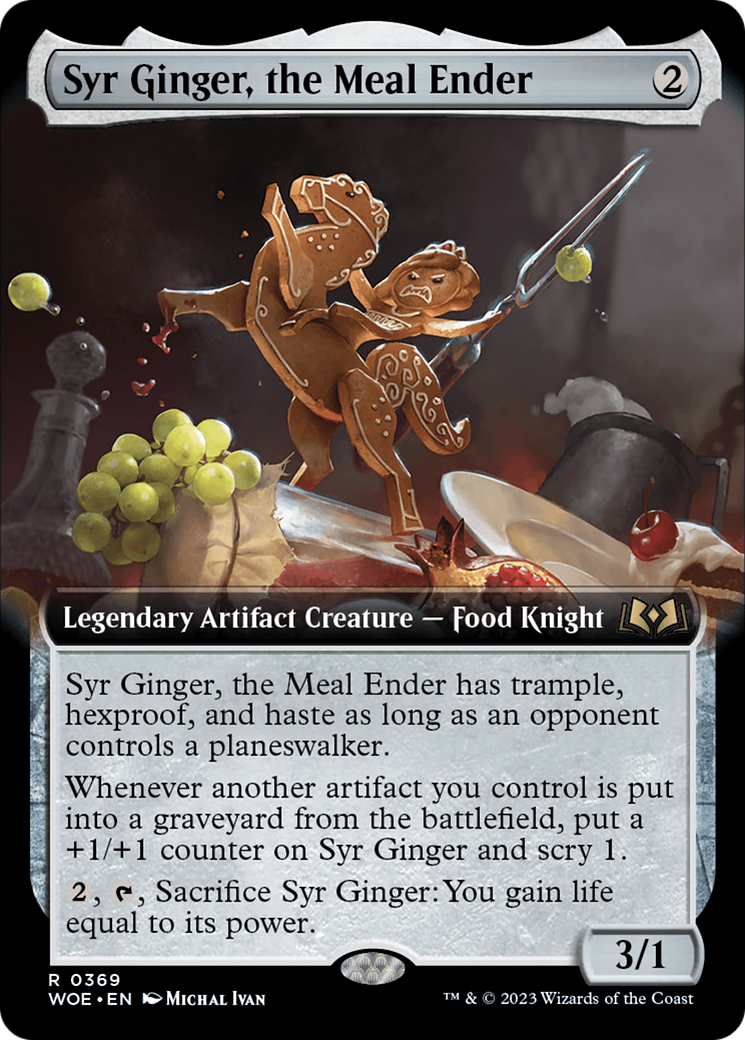 Syr Ginger, the Meal Ender (Extended Art) [Wilds of Eldraine] | Exor Games Bridgewater