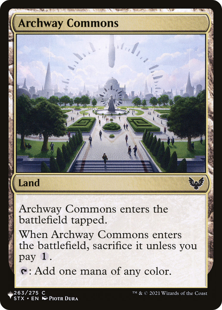 Archway Commons [The List Reprints] | Exor Games Bridgewater