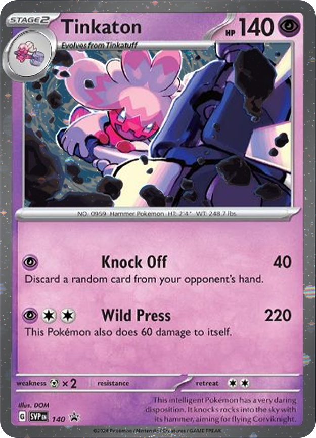 Tinkaton (SVP140) (Cosmos Holo) [Scarlet & Violet Promo Cards] | Exor Games Bridgewater