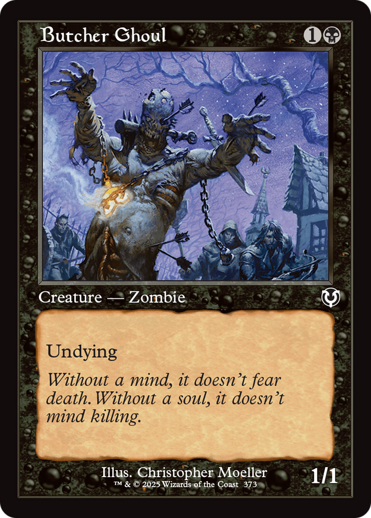 Butcher Ghoul (Retro Frame) [Innistrad Remastered] | Exor Games Bridgewater