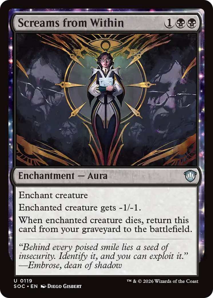 Screams from Within [Secrets of Strixhaven Commander] | Exor Games Bridgewater