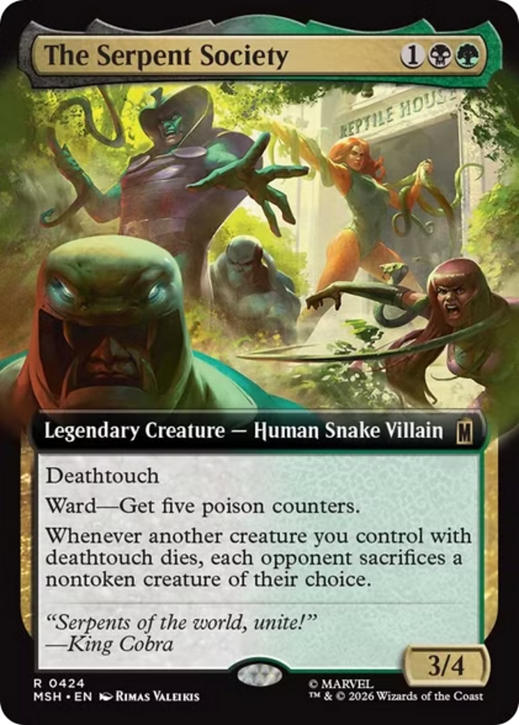 The Serpent Society (Extended Art) [Marvel Super Heroes] | Exor Games Bridgewater