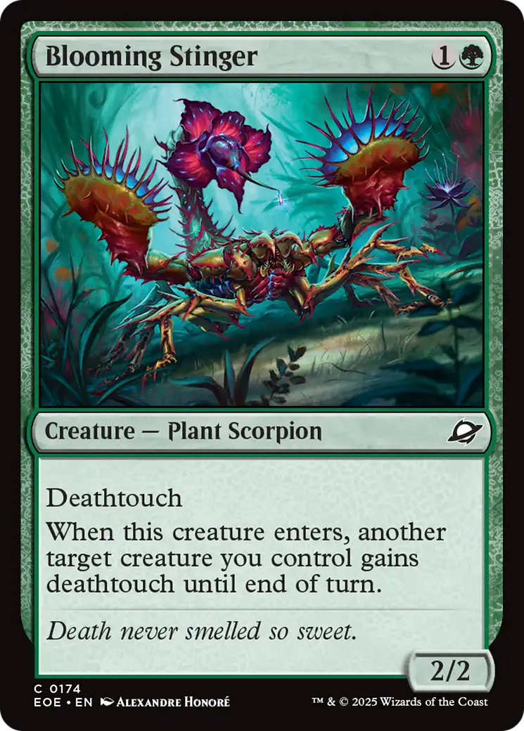 Blooming Stinger [Edge of Eternities] | Exor Games Bridgewater