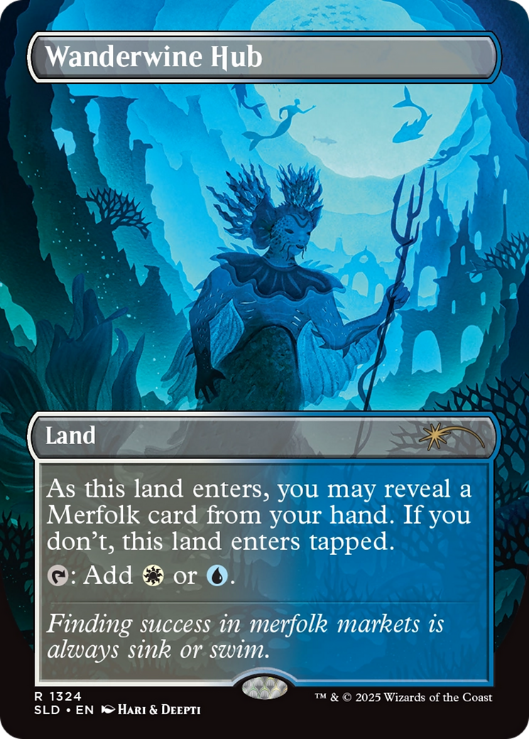 Wanderwine Hub (Rainbow Foil) [Secret Lair Drop Series] | Exor Games Bridgewater