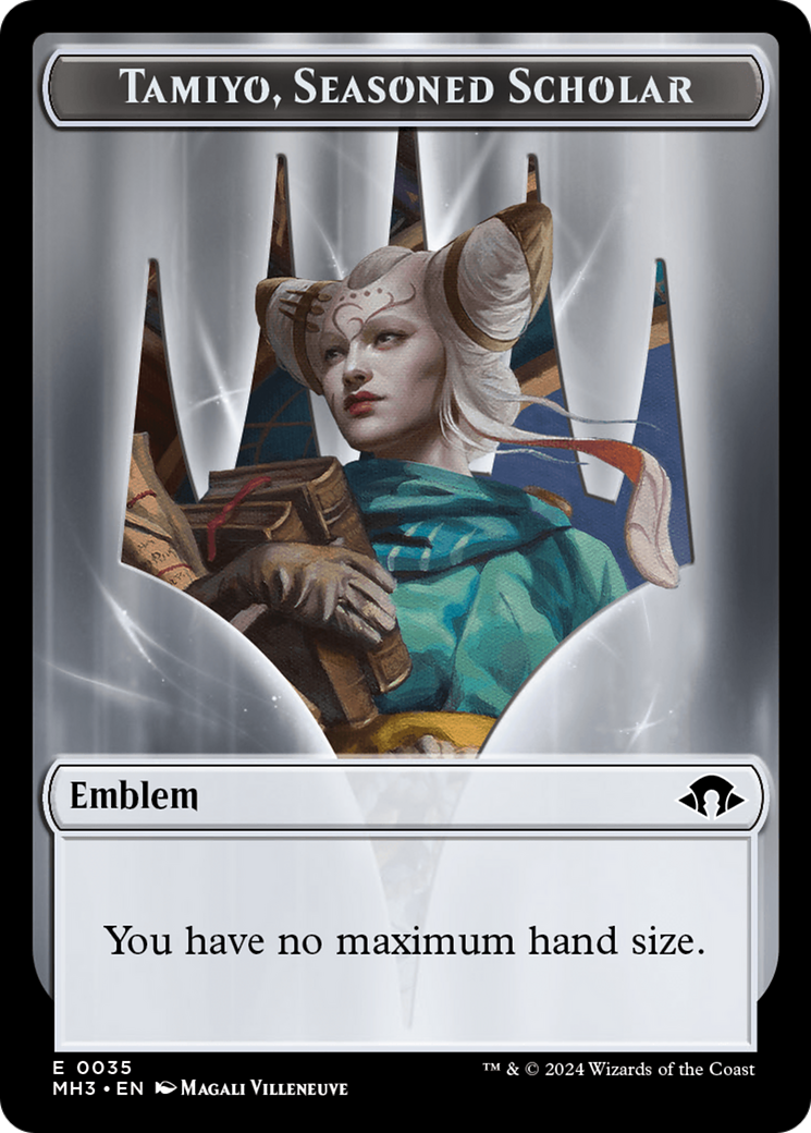 Tamiyo, Seasoned Scholar // Energy Reserve Double-Sided Token [Modern Horizons 3 Tokens] | Exor Games Bridgewater