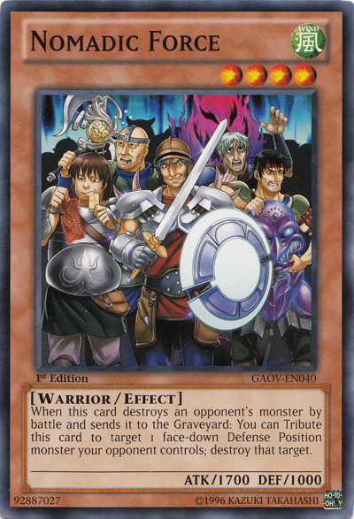 Nomadic Force [GAOV-EN040] Common | Exor Games Bridgewater