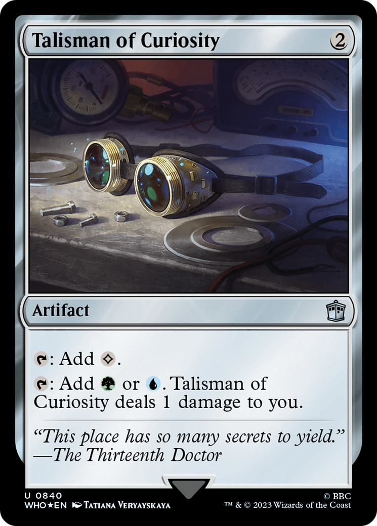 Talisman of Curiosity (Surge Foil) [Doctor Who] | Exor Games Bridgewater