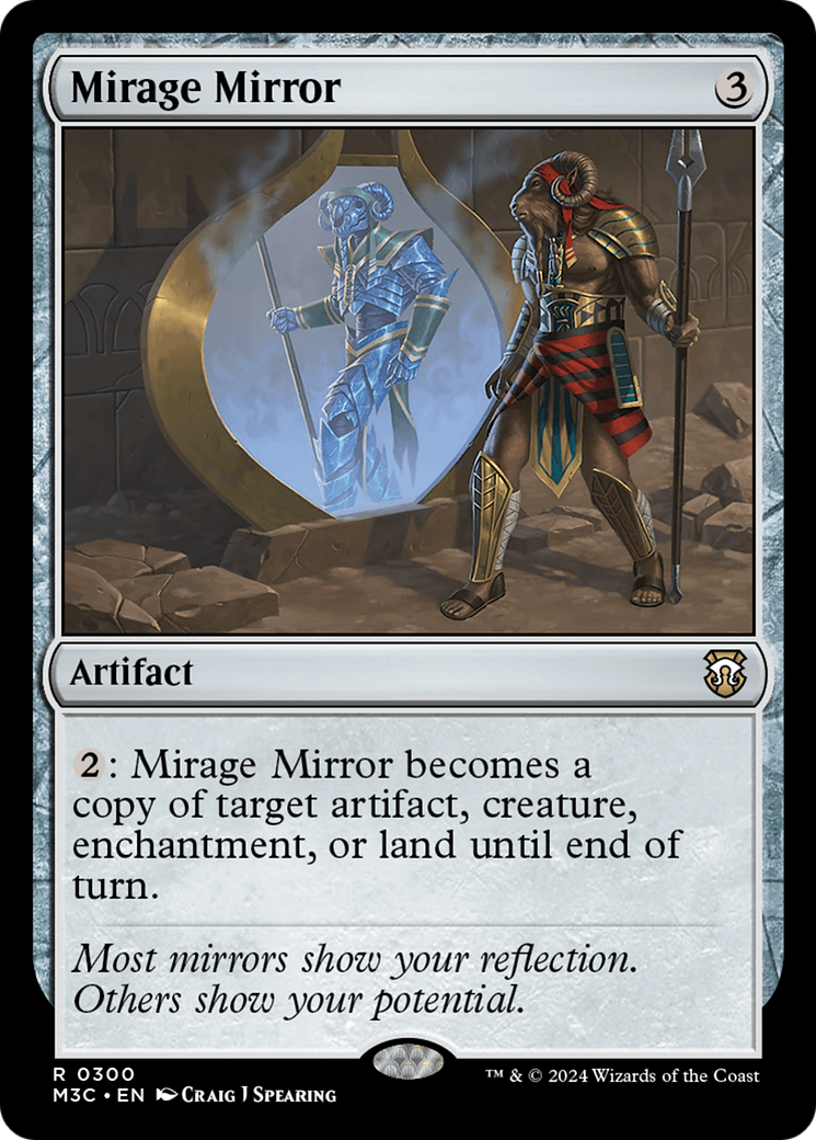 Mirage Mirror (Ripple Foil) [Modern Horizons 3 Commander] | Exor Games Bridgewater