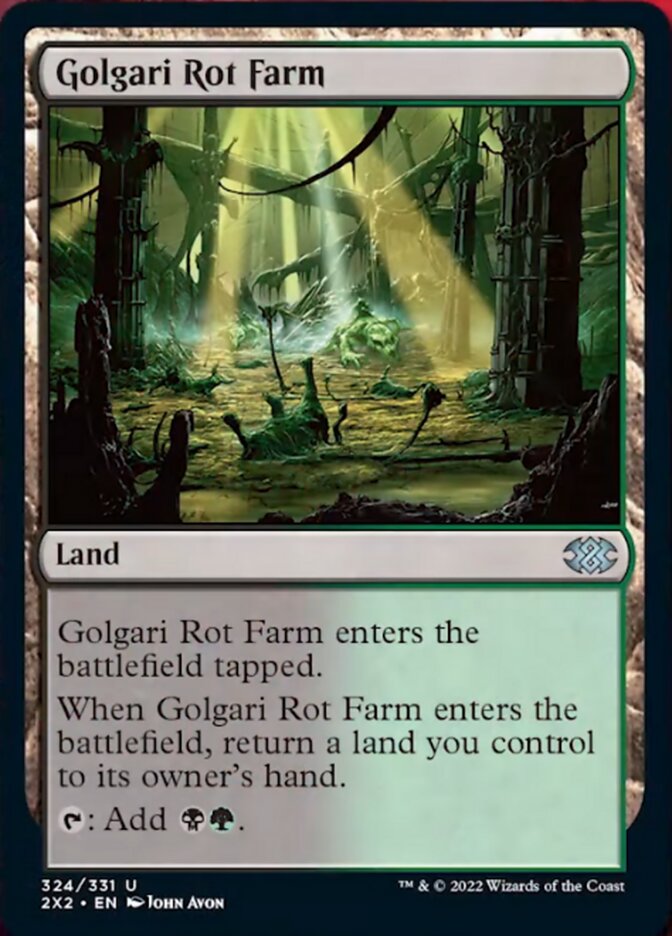 Golgari Rot Farm [Double Masters 2022] | Exor Games Bridgewater