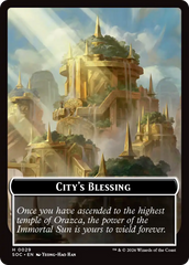 Food // City's Blessing Double-Sided Token [Secrets of Strixhaven Commander Tokens] | Exor Games Bridgewater