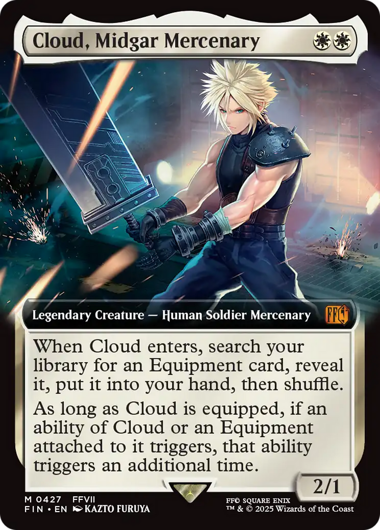 Cloud, Midgar Mercenary (Extended Art) [FINAL FANTASY] | Exor Games Bridgewater