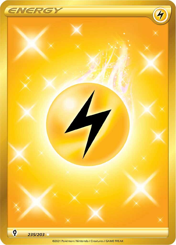 Lightning Energy (235/203) [Sword & Shield: Evolving Skies] | Exor Games Bridgewater