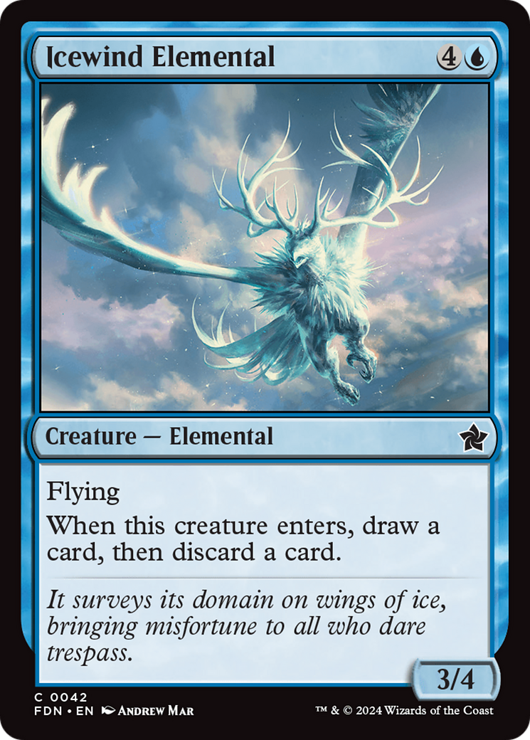 Icewind Elemental [Foundations] | Exor Games Bridgewater