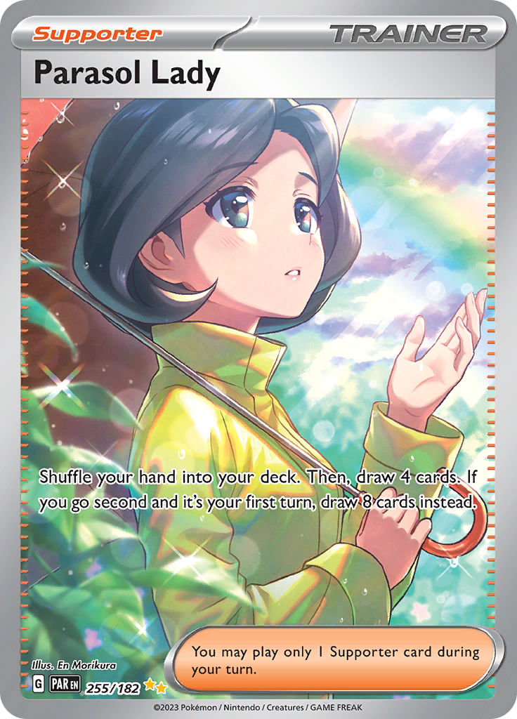 Parasol Lady (255/182) [Scarlet & Violet: Paradox Rift] | Exor Games Bridgewater