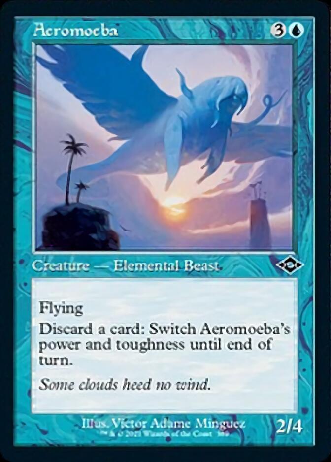 Aeromoeba (Retro Foil Etched) [Modern Horizons 2] | Exor Games Bridgewater