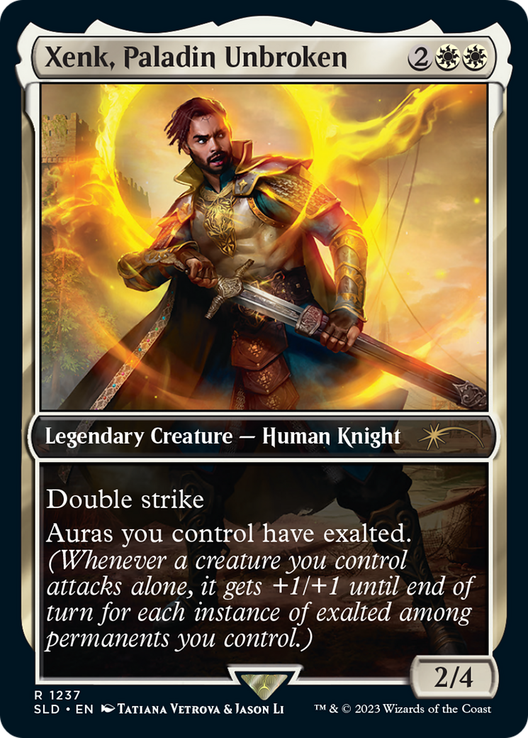 Xenk, Paladin Unbroken [Secret Lair Drop Series] | Exor Games Bridgewater