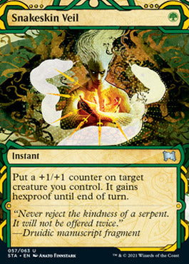 Snakeskin Veil (Foil Etched) [Strixhaven: Mystical Archive] | Exor Games Bridgewater
