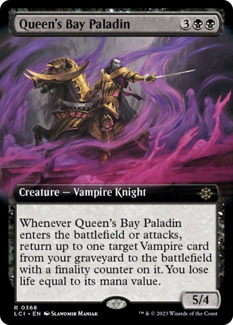 Queen's Bay Paladin (Extended Art) [The Lost Caverns of Ixalan] | Exor Games Bridgewater