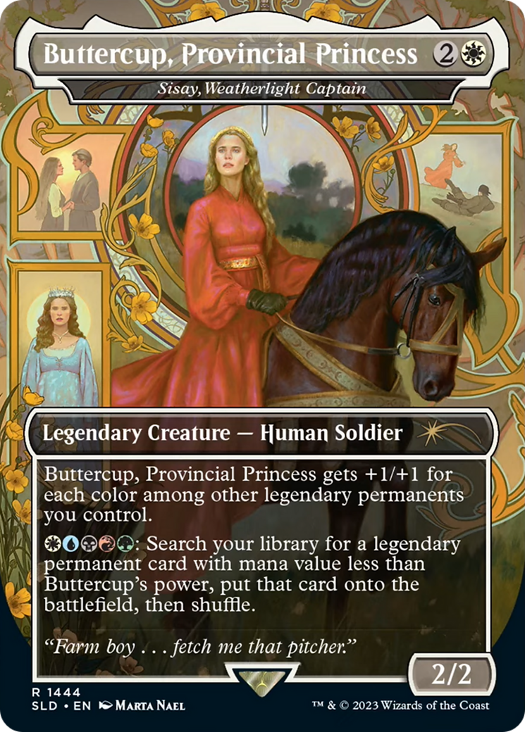 Buttercup, Provincial Princess - Sisay, Weatherlight Captain [Secret Lair Drop Series] | Exor Games Bridgewater