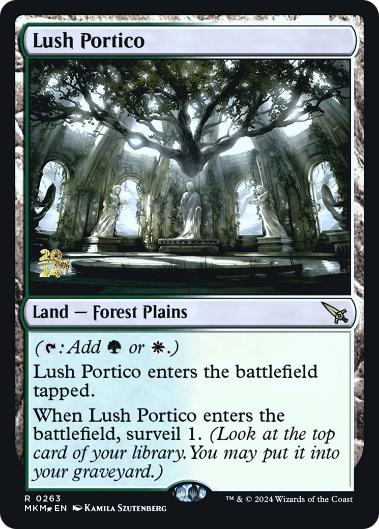 Lush Portico [Murders at Karlov Manor Prerelease Promos] | Exor Games Bridgewater