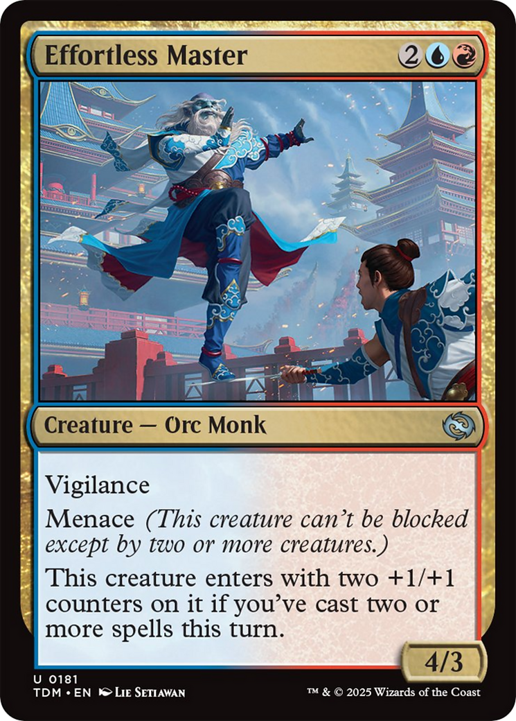 Effortless Master [Tarkir: Dragonstorm] | Exor Games Bridgewater