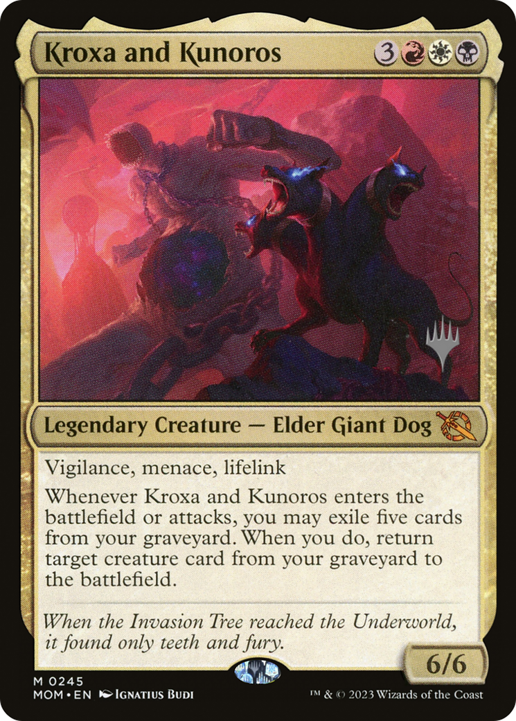 Kroxa and Kunoros (Promo Pack) [March of the Machine Promos] | Exor Games Bridgewater