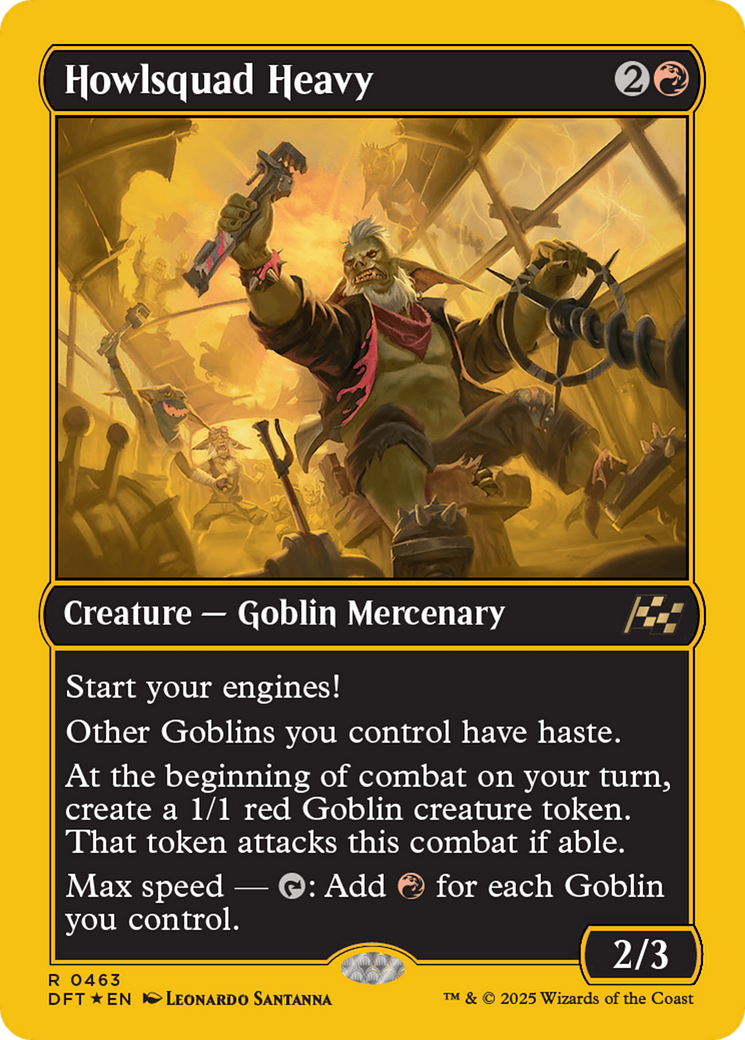 Howlsquad Heavy (First-Place Foil) [Aetherdrift] | Exor Games Bridgewater