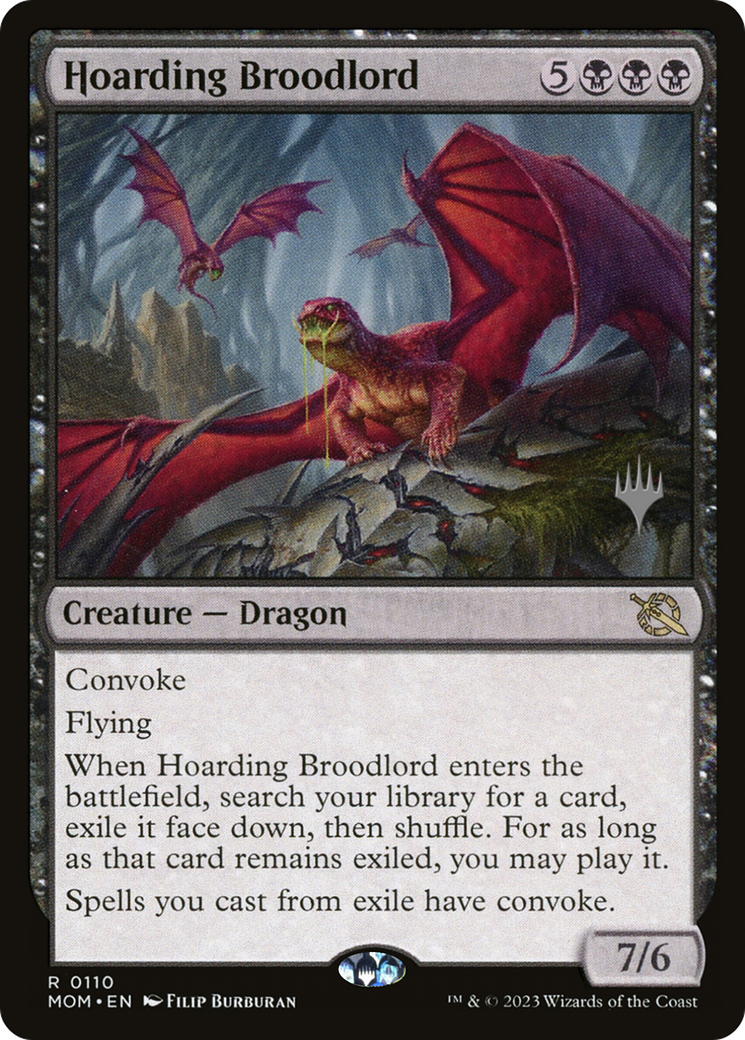 Hoarding Broodlord (Promo Pack) [March of the Machine Promos] | Exor Games Bridgewater