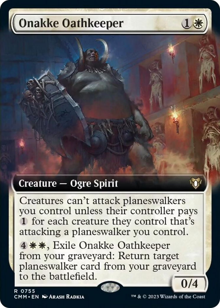 Onakke Oathkeeper (Extended Art) [Commander Masters] | Exor Games Bridgewater