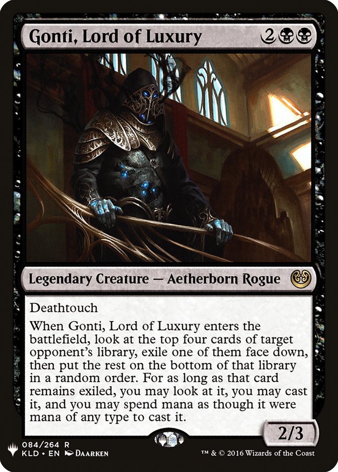 Gonti, Lord of Luxury [Mystery Booster] | Exor Games Bridgewater