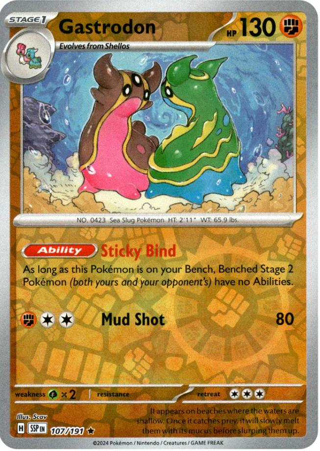 Gastrodon (107/191) [Scarlet & Violet: Surging Sparks] | Exor Games Bridgewater