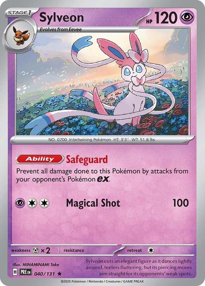 Sylveon (040/131) [Scarlet & Violet: Prismatic Evolutions] | Exor Games Bridgewater