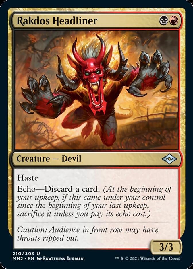 Rakdos Headliner [Modern Horizons 2] | Exor Games Bridgewater