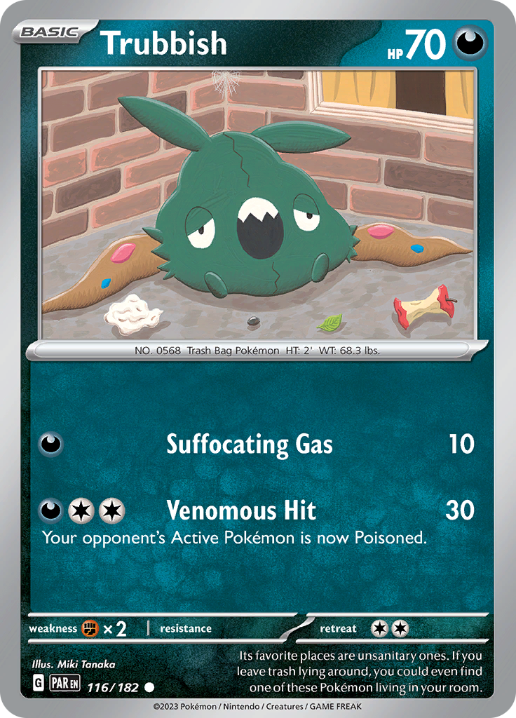 Trubbish (116/182) [Scarlet & Violet: Paradox Rift] | Exor Games Bridgewater